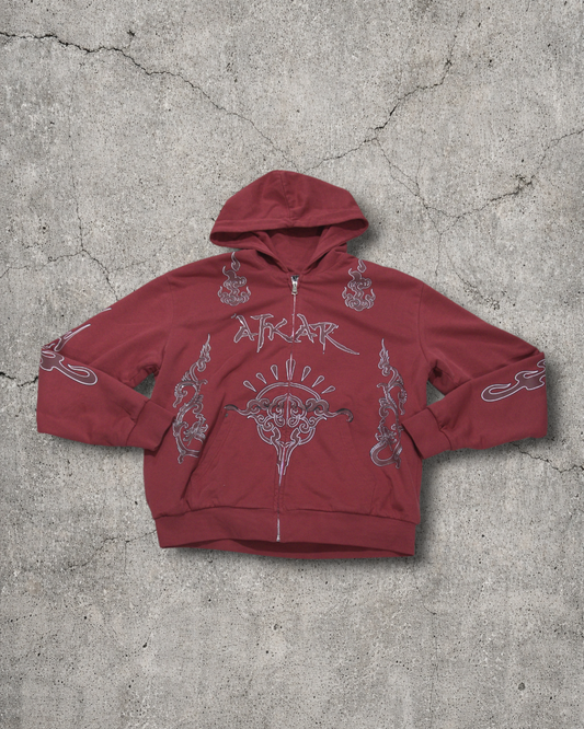 "CHINA V1" ZIP RED