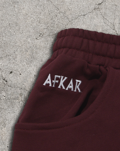 "NORSE V2" BAGGY SWEATS MAROON