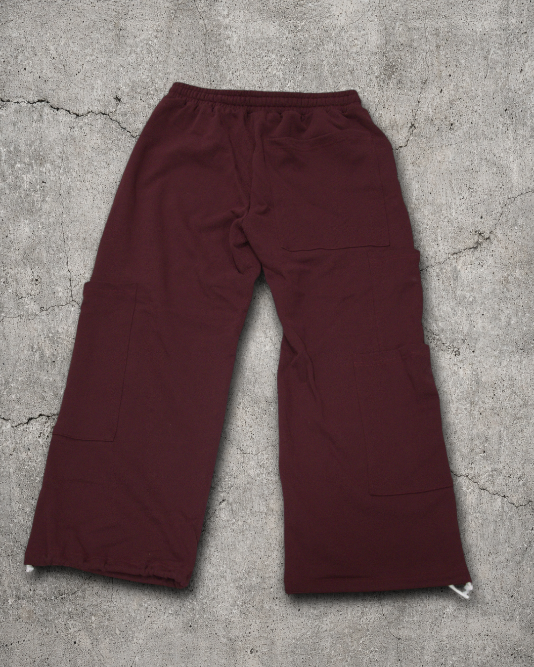 "NORSE V2" BAGGY SWEATS MAROON