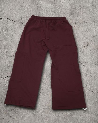 "NORSE V2" BAGGY SWEATS MAROON