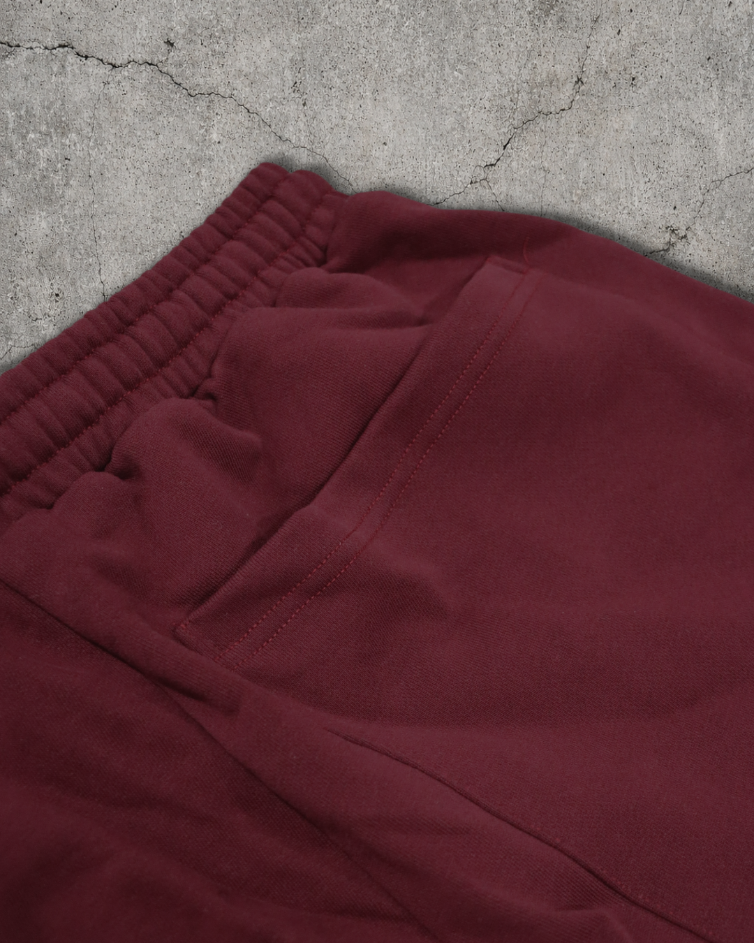 "NORSE V2" BAGGY SWEATS MAROON