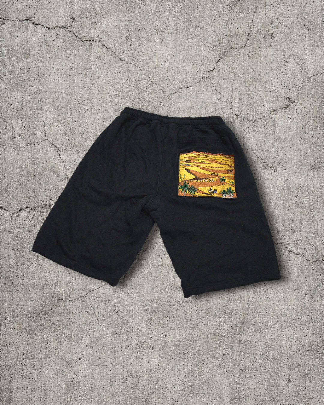 "EGYPT V1" SHORTS BLACK