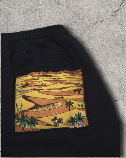"EGYPT V1" SHORTS BLACK