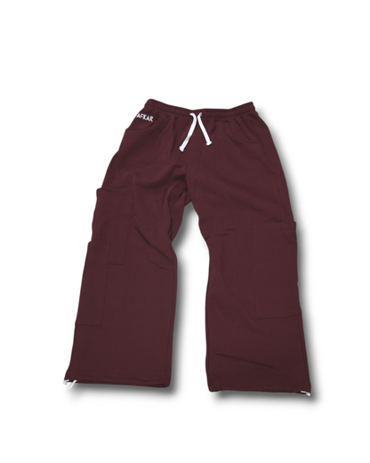 "NORSE V2" BAGGY SWEATS MAROON