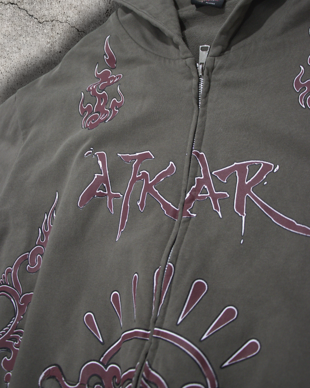 "CHINA V1" ZIP OLIVE GREEN