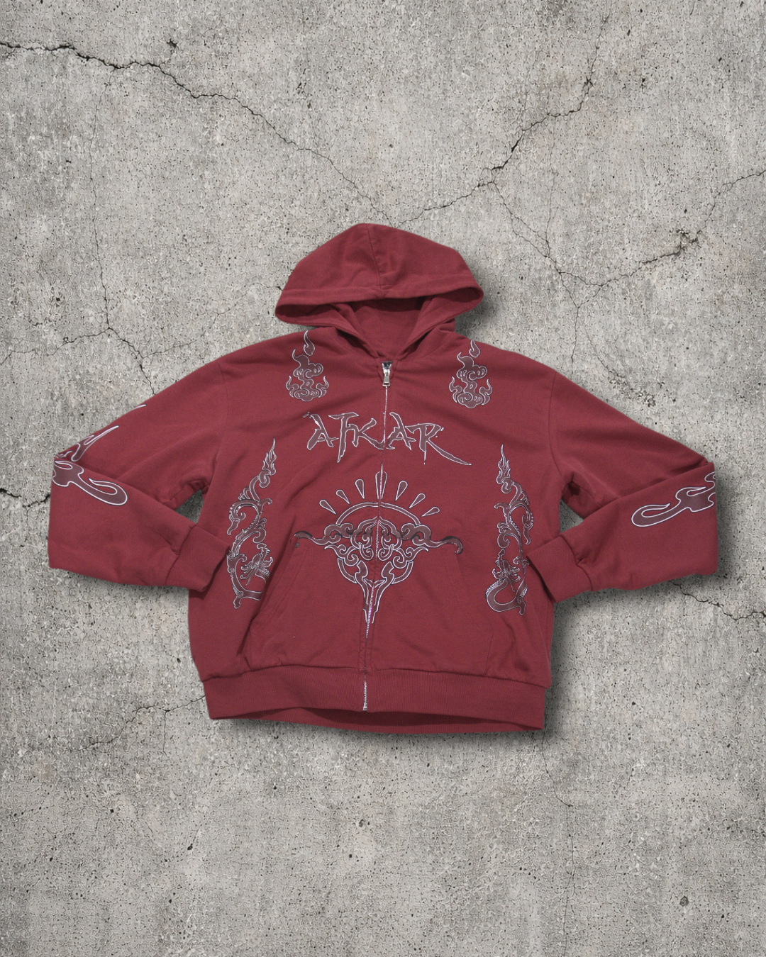 "CHINA V1" ZIP RED