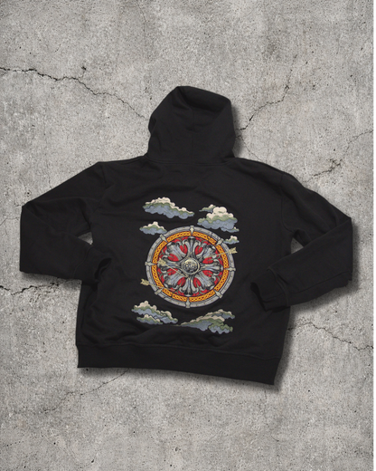 "NORSE V1" HOODIE BLACK