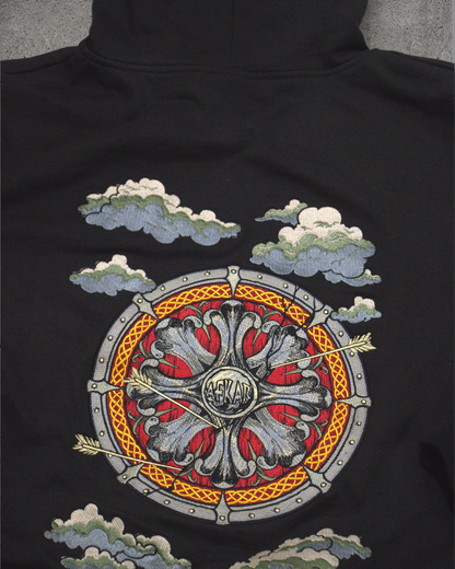 "NORSE V1" HOODIE BLACK