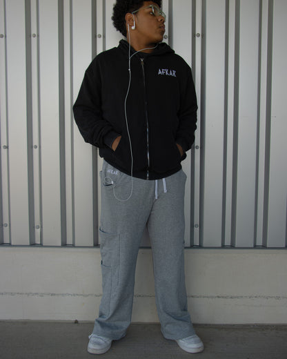 "NORSE V2" BAGGY SWEATS GRAY