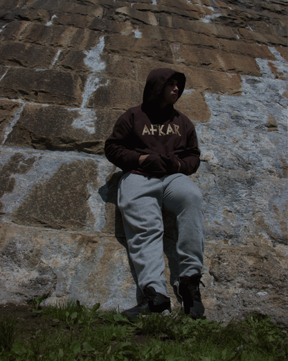 "NORSE V1" HOODIE BROWN