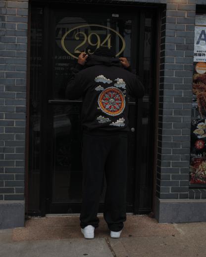 "NORSE V1" HOODIE BLACK